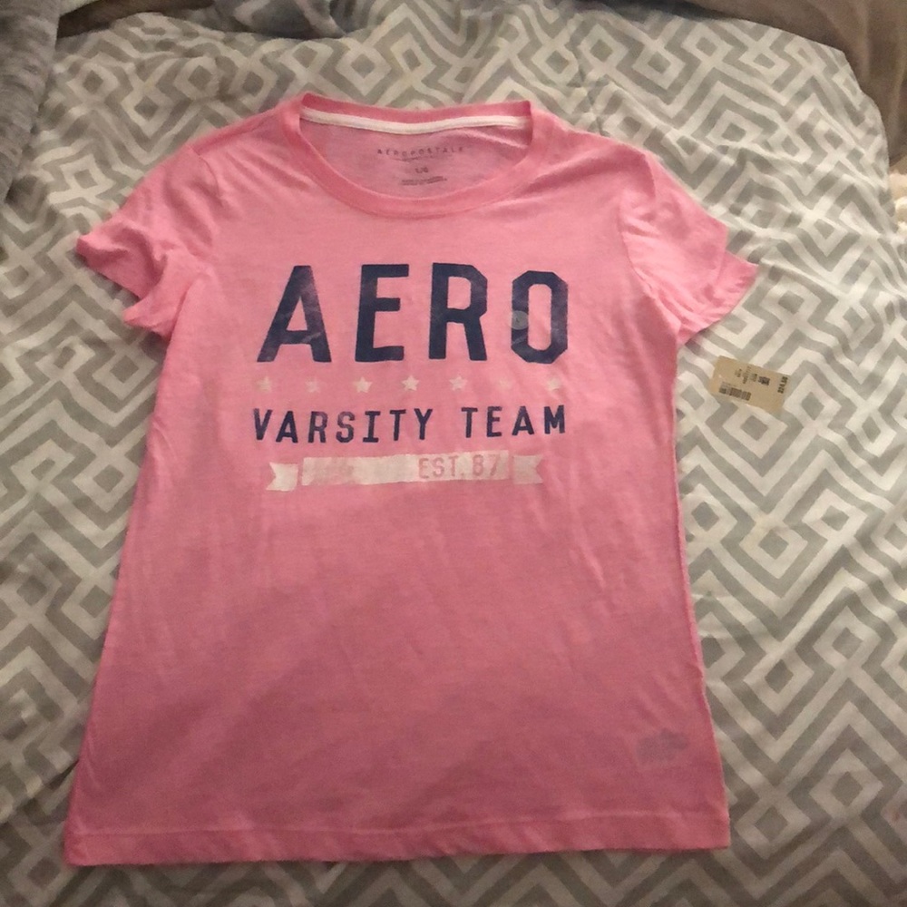 Aeropostale pink t-shirt.